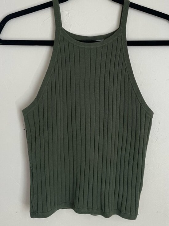 Tops - Forest Green Tank